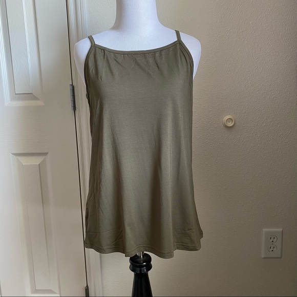 Agnes & Dora Tops - NWT Agnes & Dora Olive Cami Tank